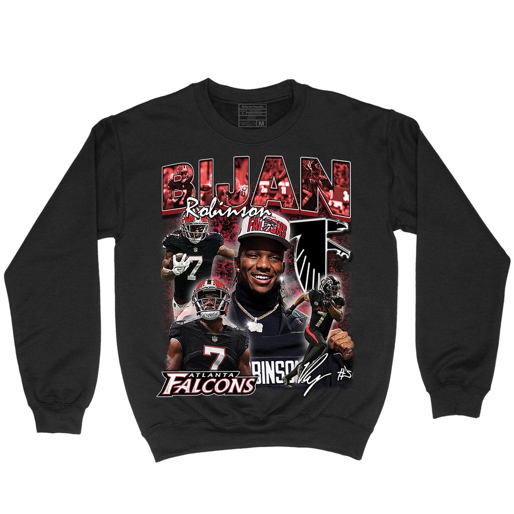 Falcons Bijan Robinson Crewneck