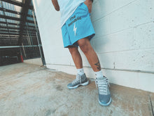 Load image into Gallery viewer, The Republic Reflective Mesh Shorts (Baby Blue)
