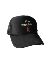 Load image into Gallery viewer, The Republic Reflective Trucker(Black)
