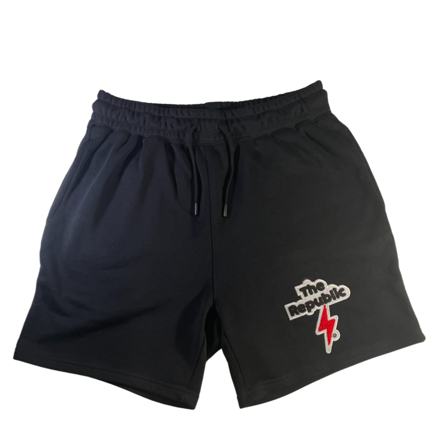 Republic Sweat Shorts (Black)